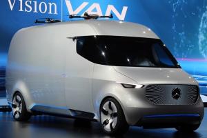 来自外星的黑科技 奔驰Vision Van电动物流概念车