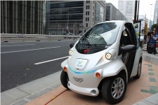 日本国交省首次尝试在国道出租超小型电动汽车