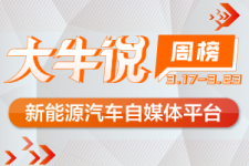  第一电动网3月17日-23日大牛说榜单揭晓，期待你加入