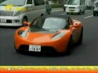 特斯拉高性能电动汽车亮相日本