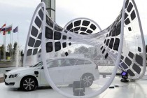 Volvo Pure Tension Pavilion Powered By US-Sourced Solar Panels