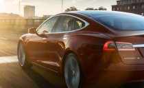 Tesla Showcased Amongst Supercars