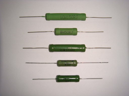 供应RX21绿色瓷棒涂覆式线绕电阻 